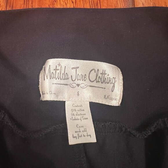 Matilda Jane Woman's wide leg ruffle leggings Size S - Picture 3 of 7